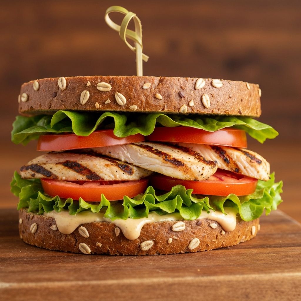 Sandwich équilibré santé
